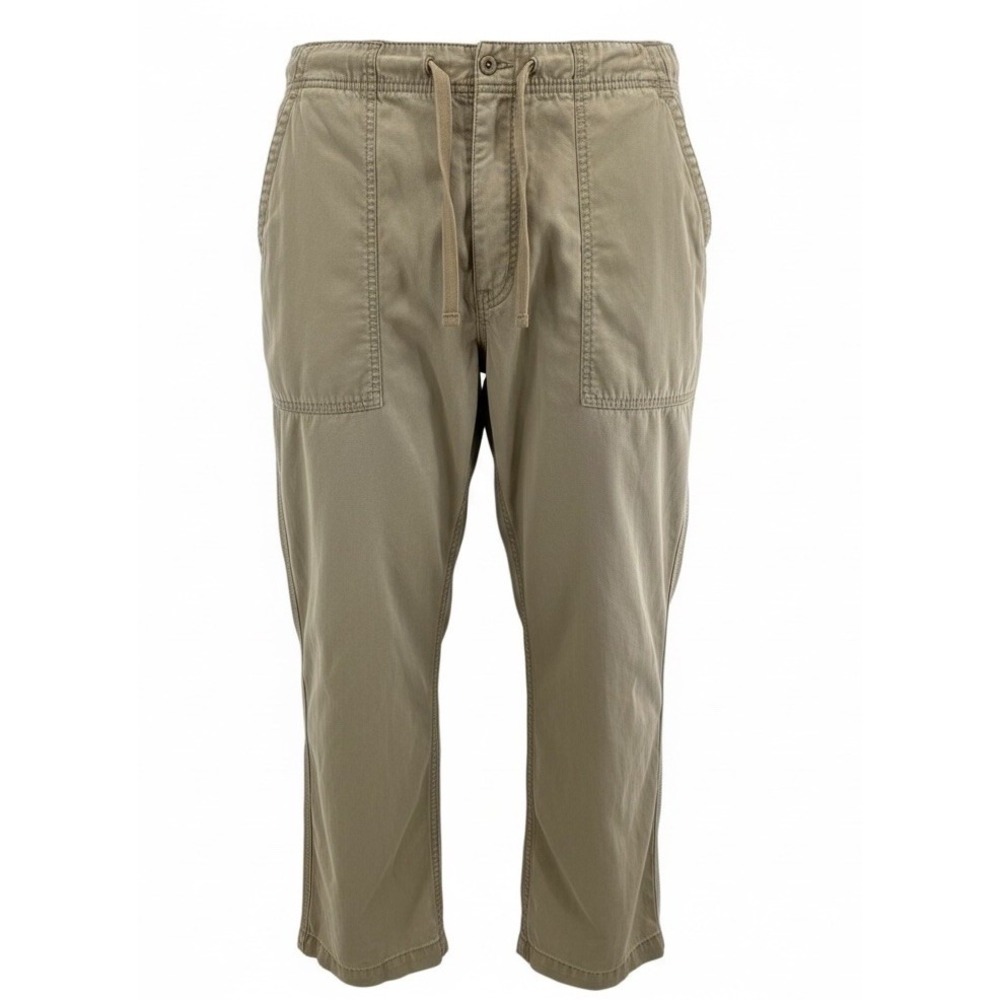 VINTAGE American Eagle Pants Mens XL Khaki Caro Baggy Wide Leg Skater Y2K
